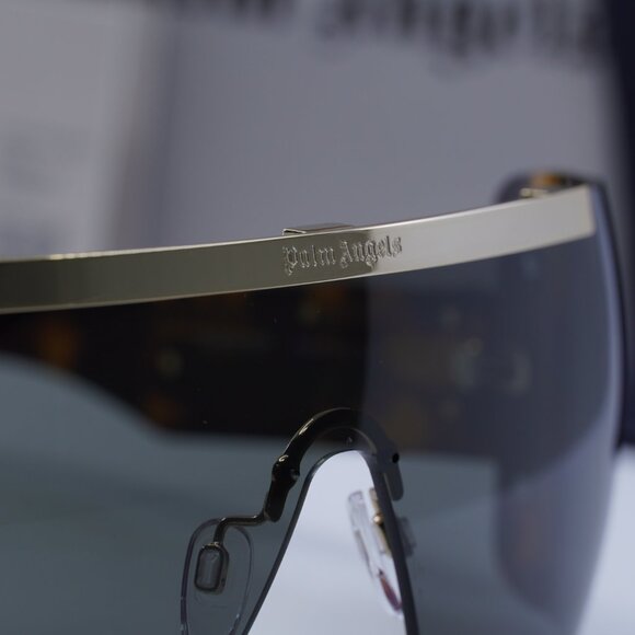 Final Price! Palm Angels PERI032 LOS ANGELES 6007 Havana/Gold Sunglasses - Picture 12 of 12